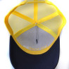 Custom Two-Tone Cotton 5 Panel Trucker Mesh Cap with Logo