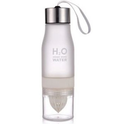 650ml Frosted Sport Water Bottles with Infuser