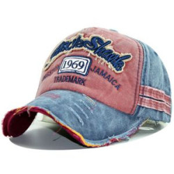 Unisex Cotton Baseball Cap - Distressed