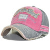 Unisex Cotton Baseball Cap - Distressed