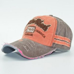 Unisex Cotton Baseball Cap - Distressed