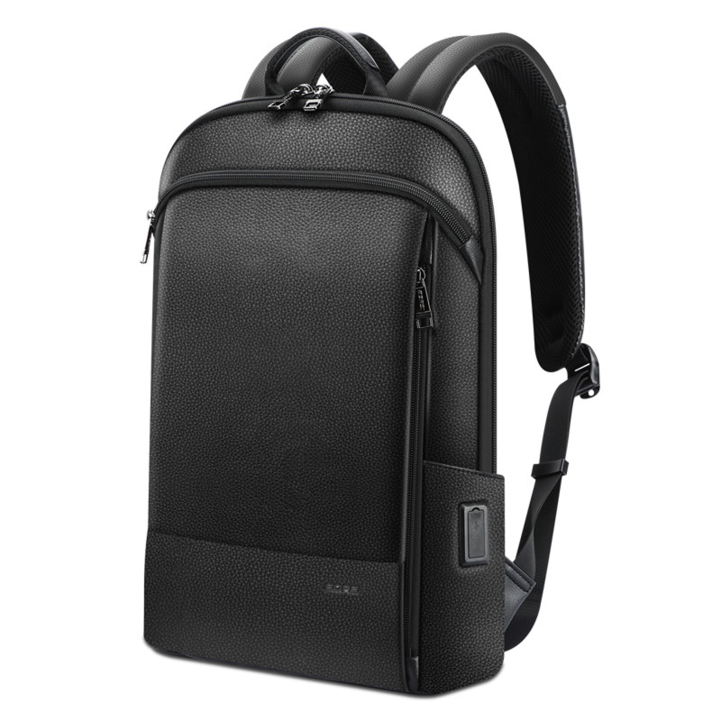 Genuine Leather Commuter Backpack