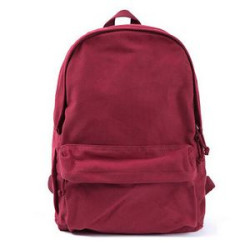 Unisex Canvas School Backpack
