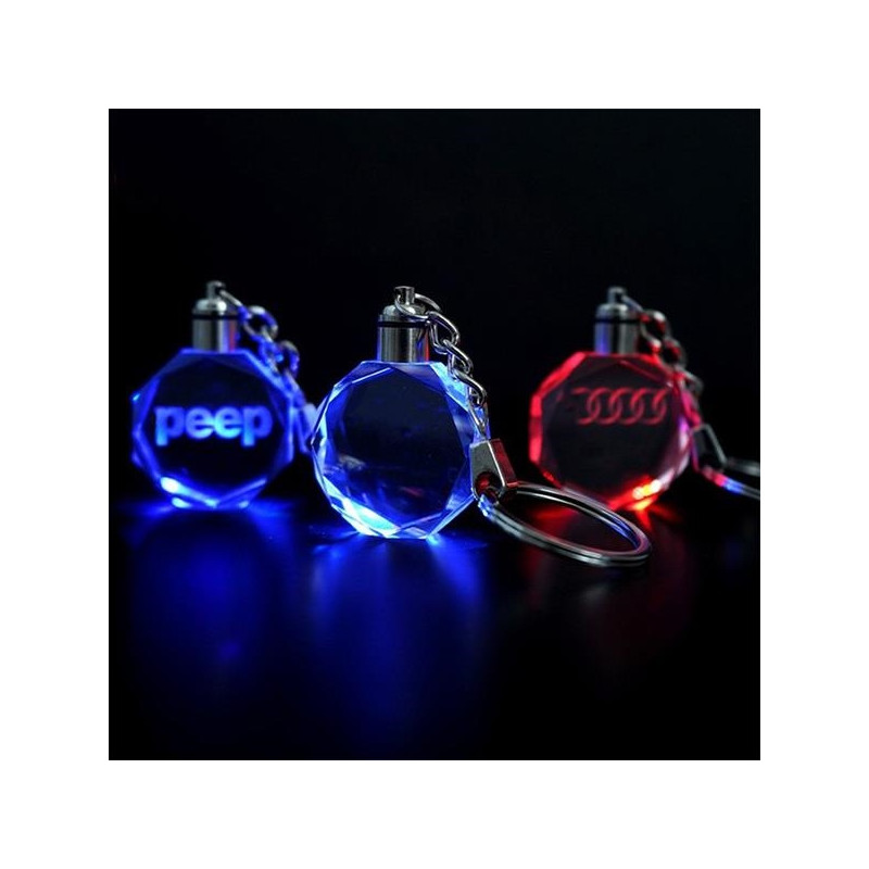LED Crystal Keychain