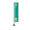 14.2 ft Single Sided Rectangular Flag - Large
