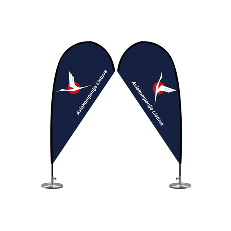 Mini Teardrop Flag - Double Sided Desktop(50pcs)
