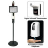 Infrared Thermometer with Automatic Sanitizer Dispenser