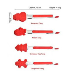 Novelty Christmas Serving Tong Utensils