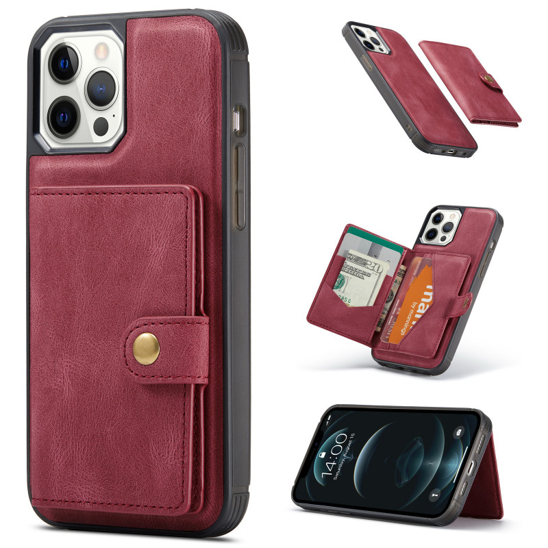 2 in 1 Luxury Leather Phone Case