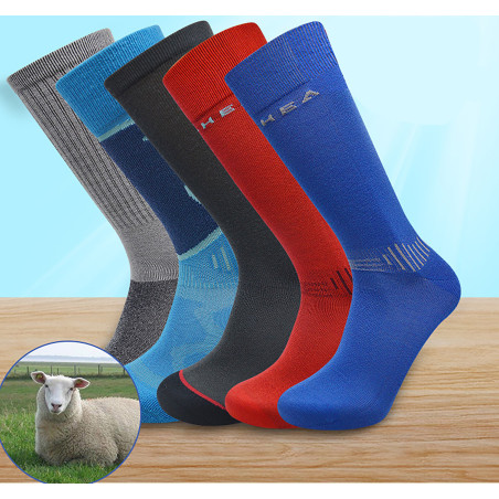 Custom Woven 85% Merino Wool Socks