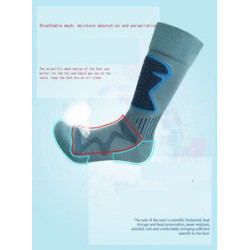 Custom Woven 85% Merino Wool Socks