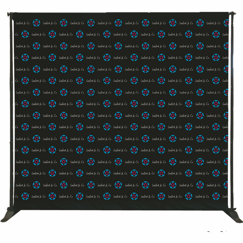 8'X8 ft Jumbo Banner Stand w/Graphic