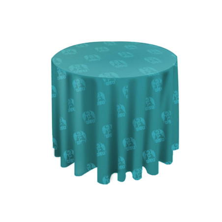 Premium 3ft Round Table Throw With Overhang