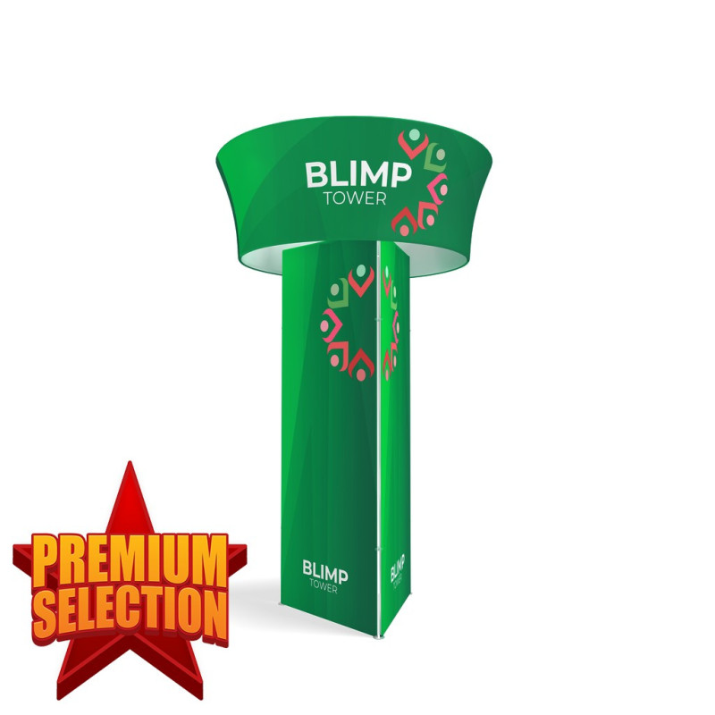 WaveLine-Blimp Triangular Tower with Blimp Tube Tapered 10ft 10x48