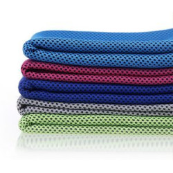 Cooling Towel - One Color Imprint - Bag