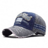 Unisex Cotton Baseball Cap - Distressed