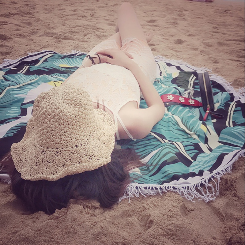 Round Beach Towel