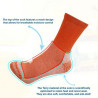 Custom Woven 50% Merino Wool Socks