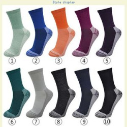 Custom Woven 50% Merino Wool Socks