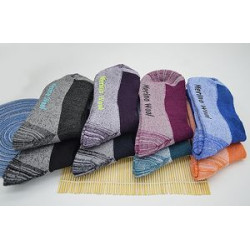 Custom Woven 50% Merino Wool Socks