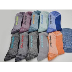 Custom Woven 50% Merino Wool Socks