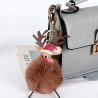 Soft Ornamental Holiday Keyring