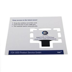 Custom Imprinted Web Key USB Mailer