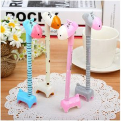 Novelty Cute Standing Giraffe Ball Point Pen