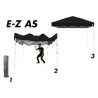 Black Patriot™ ONE-UP™ Non-Vented Canopy (10'x10')