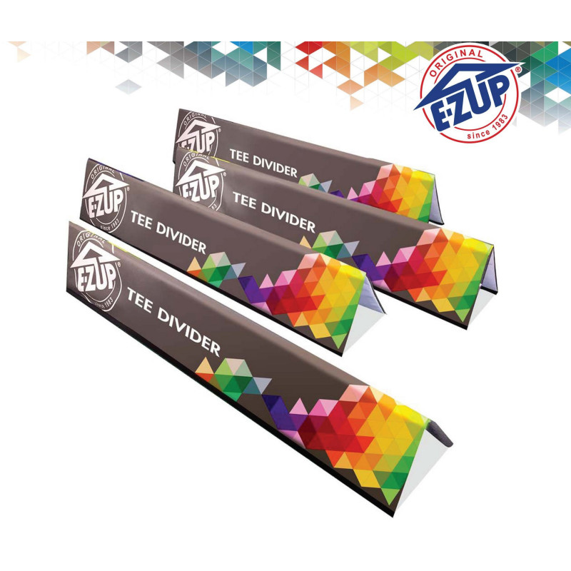 Custom Printed, Double Sided Tee Divider (4 Pack)