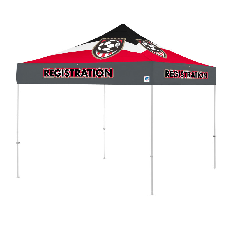Endeavor™ Full-Bleed Digital Print Professional Tent w/Aluminum Frame (13' x 13')
