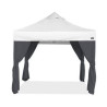 Bungalow® Shelter w/Aluminum Frame & 4 Sidewalls (10' x 10')