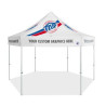 HUB™ 15' Hexagon Full Bleed Digital Professional Tent w/Aluminum Frame