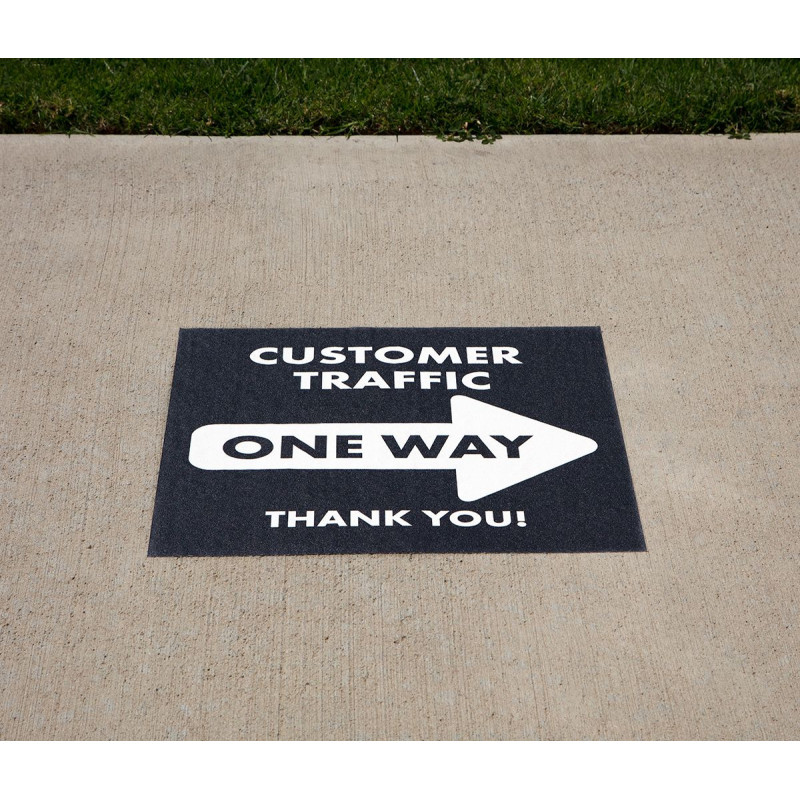 17" Floor Decal Square w/Custom Image