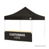 Canopy Countertop 10' Kit 36"H Vinyl UV Print Sq/End Leg