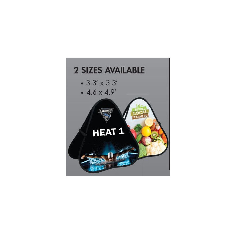 3.3'x3.3' Triangle Pop Up Banner