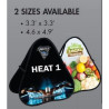 3.3'x3.3' Triangle Pop Up Banner