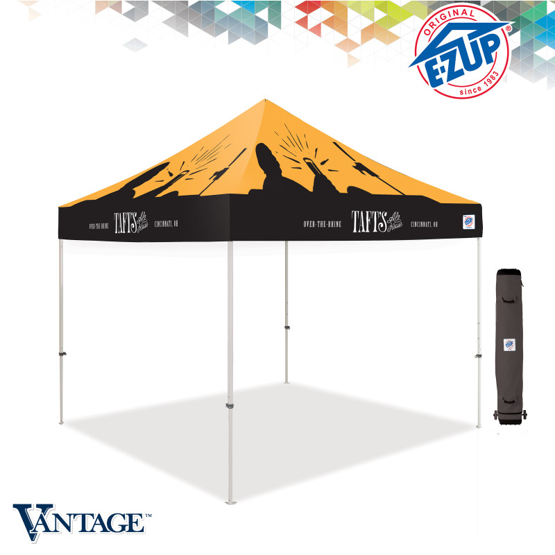 Vantage™Full-Bleed Digital Print Tent w/Steel Frame (10' x 10')