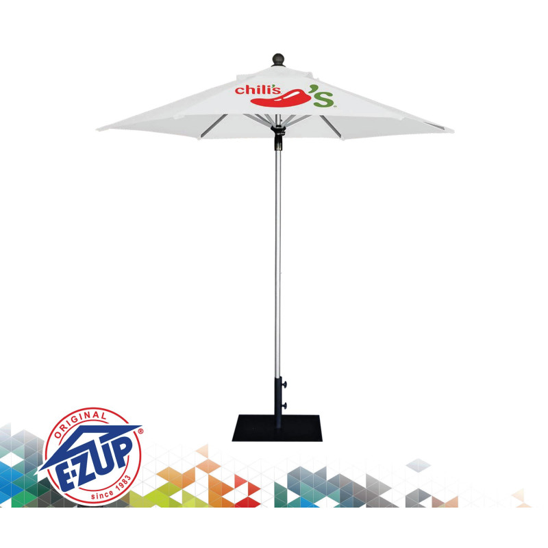 ProUmbrella™ - 7.5' Hexagon Color Imprint Umbrella w/o Valance