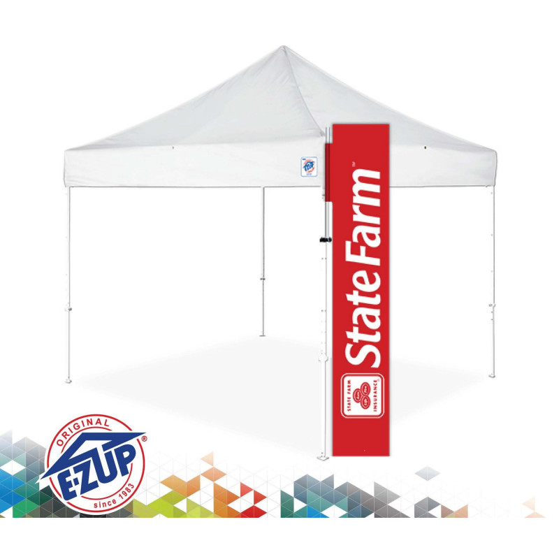Pro Flag™ Corner Vertical Flag (18"x10')