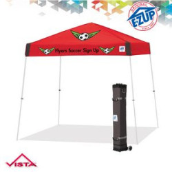 Vista™ Multi Color Print Tent w/Steel Frame (10' x 10')