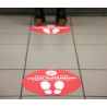 12" Floor Decal Circle w/Custom Image
