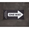 Floor Decal 8" x 18" Rectangle w/Custom Image