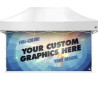 15' Food Booth Mid-Zip Sidewall