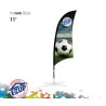 ProFlag™ 11' Blade Flag with Folding Base, Pole, & Storage Bag