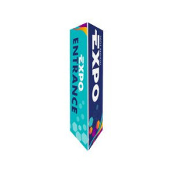 Corrugated Triangle Display Sign