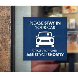 Window Cling Rectangle w/Custom Image (12" x 18")