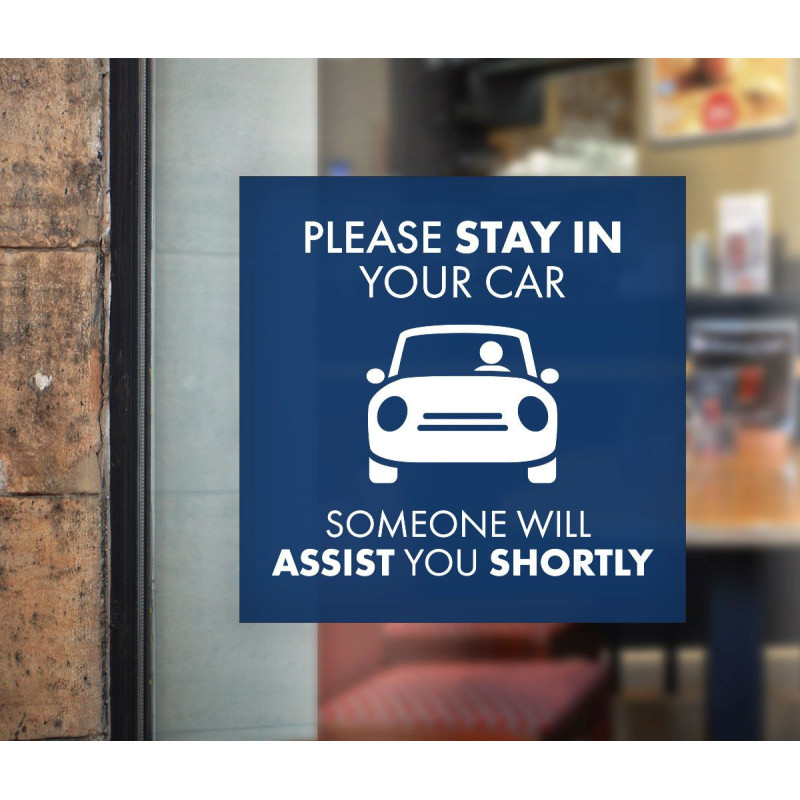 Window Cling Rectangle w/Custom Image (12" x 18")