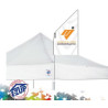 Pro Flag™ Corner Flag 45 degree (2'x4') w/Pole