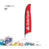 ProFlag™ 21' Blade Flag with Folding Base, Pole, & Storage Bag